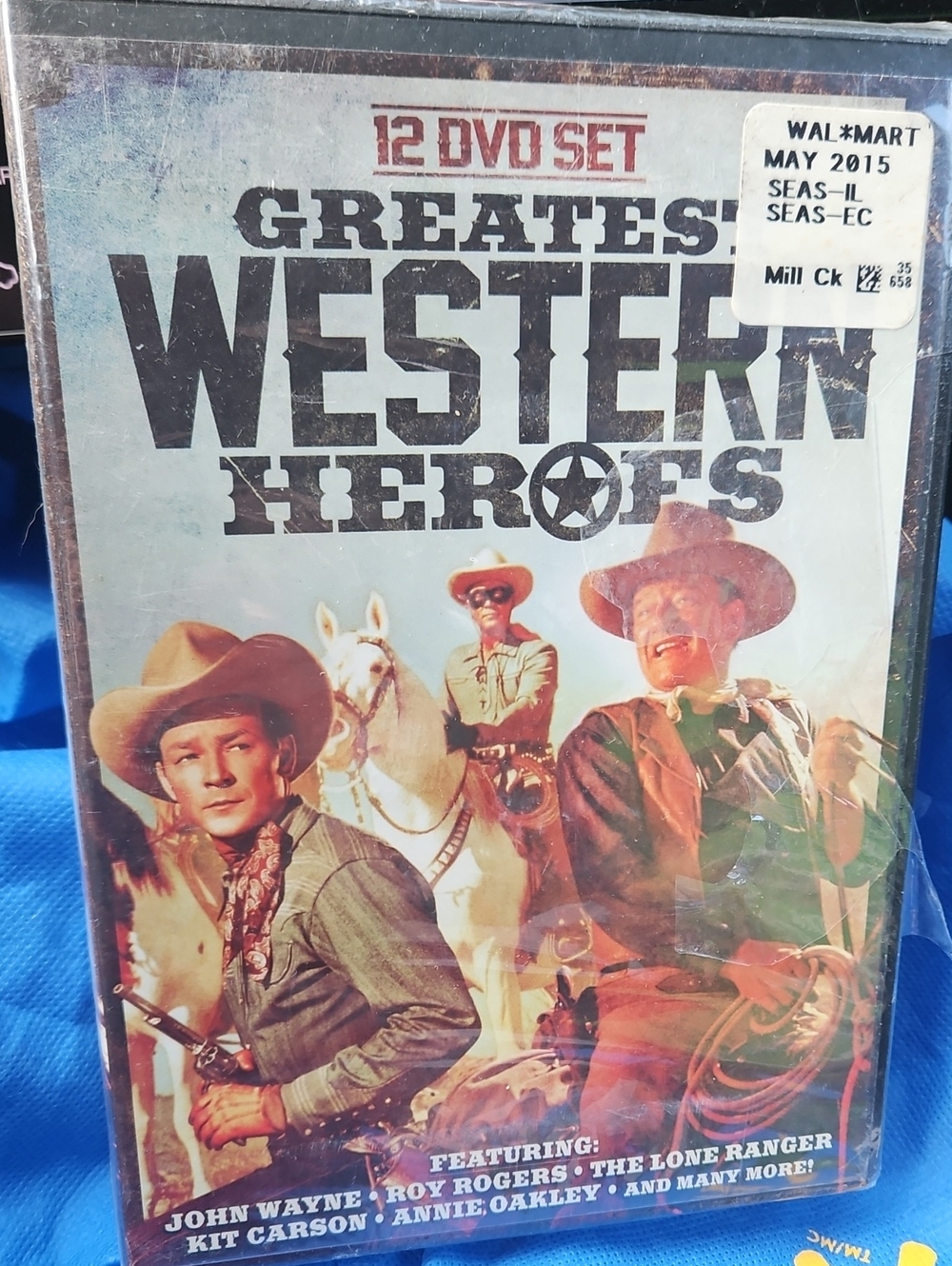 🌟3/$25🌟 Greatest Western Heroes 12 DVD Set - Vintage Cowboy Movie Collection